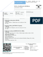 Receta médica de clonazepam 2025 | PDF