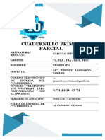 Cuadernillo 1er Parcial - Cálculo Diferencial