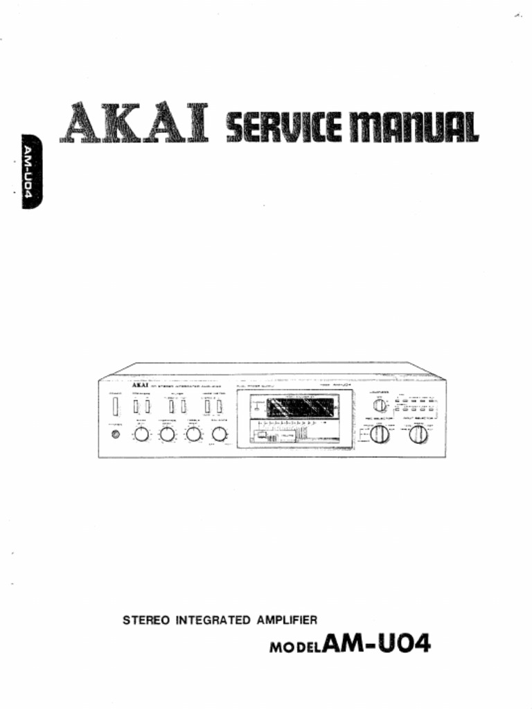 Akai AM-U04 Amplifier Review & Guide: The Powerhouse ofHi-Fi Sound Engineering