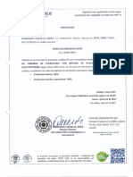 Certificado Soldadura de Tuberias OPCE CHILE E.I.R.L.