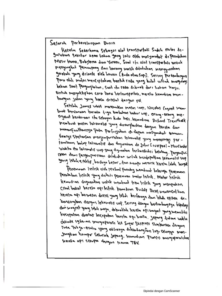 Sejarah Kereta Api Dunia Pdf