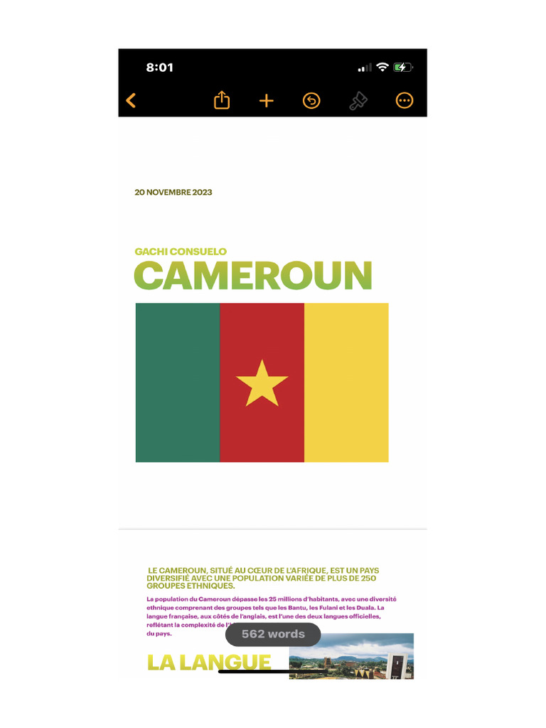 francais cameroun PDF
