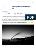 The Weekly Photography Challenge - BlackAndWhite