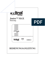 Handbuch Irritrol Juniormax