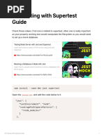 API Testing With Supertest Guide