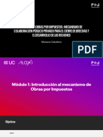 Sesión 1 Introducción A Las Obras Por Impuestos