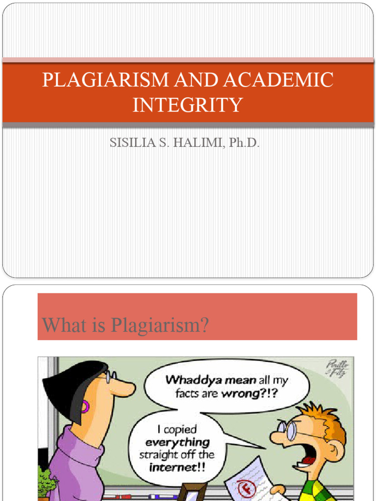 Understanding Plagiarism and Integrity | PDF | Plagiarism | Cognition
