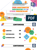 Cambios en Etapa Preescolar