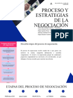 Proceso y Estrategias de La Negociación