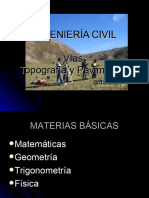 Topo-Vías-Pavimentos Primer Semestre