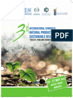 the 3rd International Congress on Natural Products and Sustainable Development Version 14th April 2023