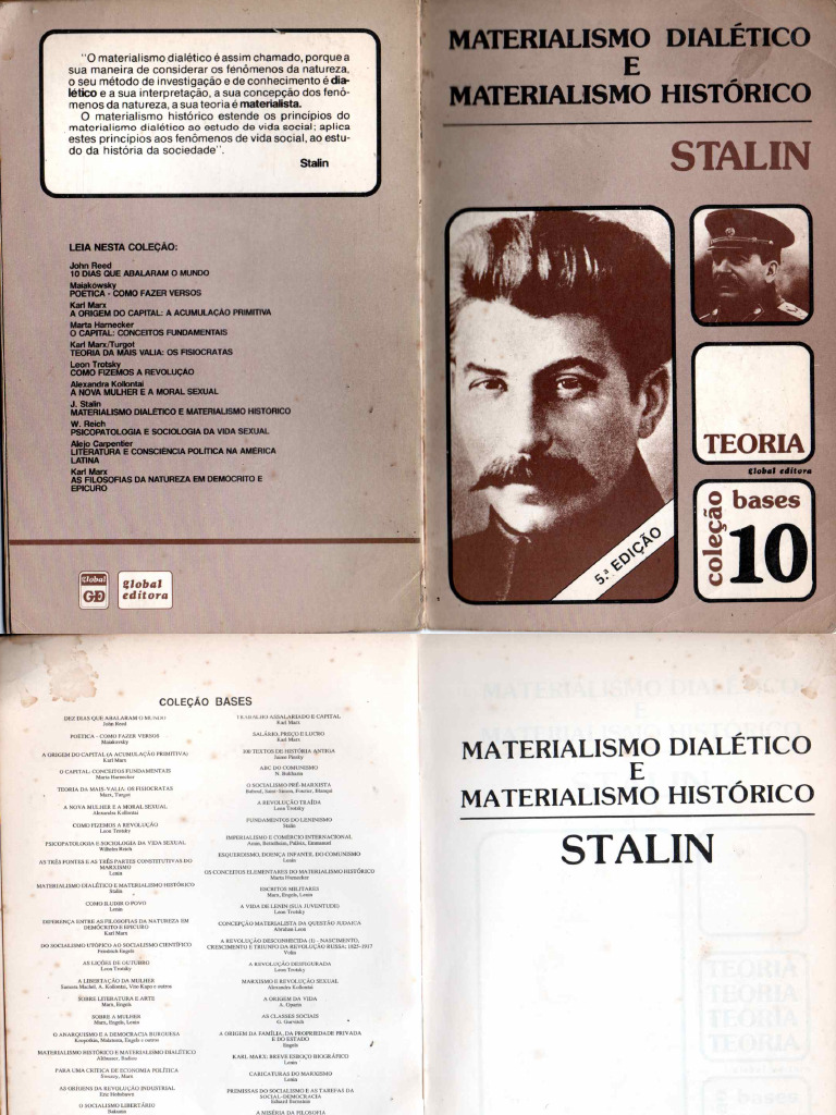 Materialismo Histórico E Dialético Digitalizado 240128 185312 Pdf
