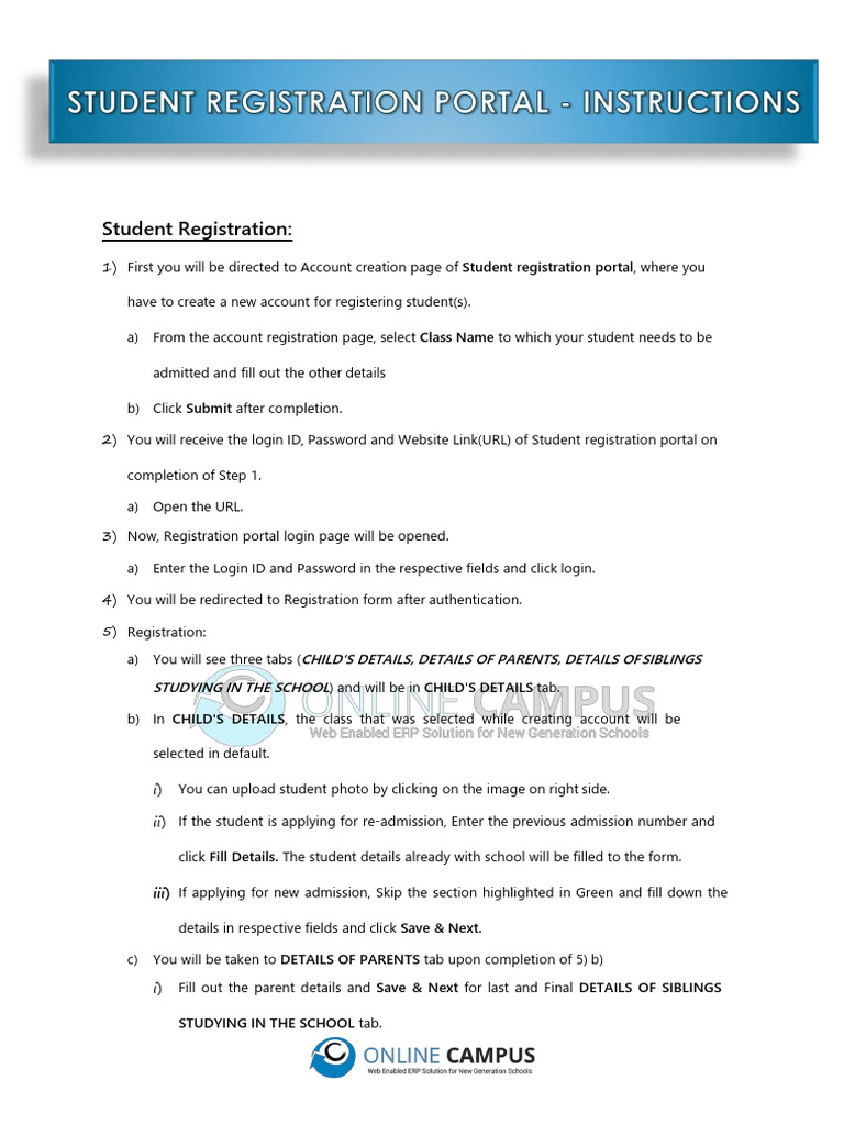 Instructions | PDF | Login | Computing