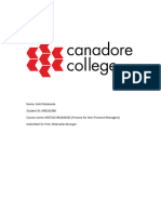 Assignment of Sahil Markanda A00181886 Canadore College of Course MGT102
