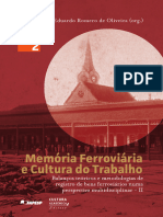 Memória Ferroviária e Cultura Do Trabalho: Eduardo Romero de Oliveira (Org.)