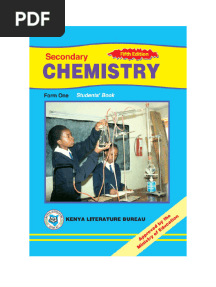 Secondary Chemistry Form 1 KLB Notes