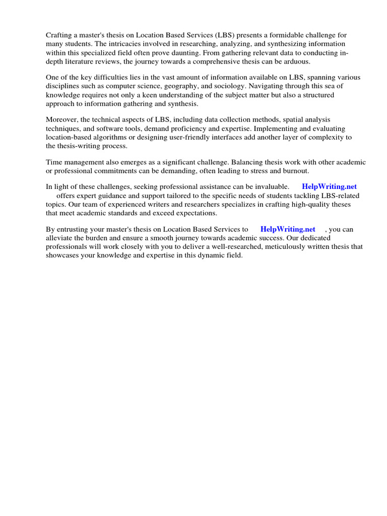 Master thesis location based services pdf machine learning petroleum