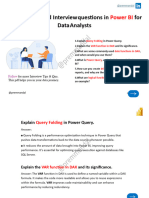 Commonly Asked Power Bi Interview Question 