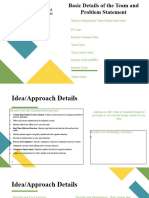 Idea Presentation Format