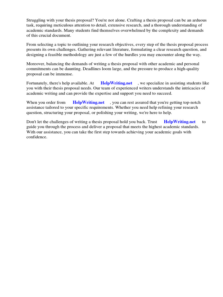 Thesis Proposal Owl Pdf