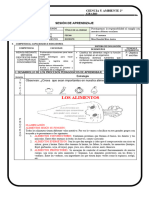 SESIÓN DE APRENDIZAJ1 Ciencias