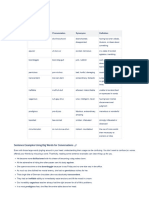 Vocabulário Inglês