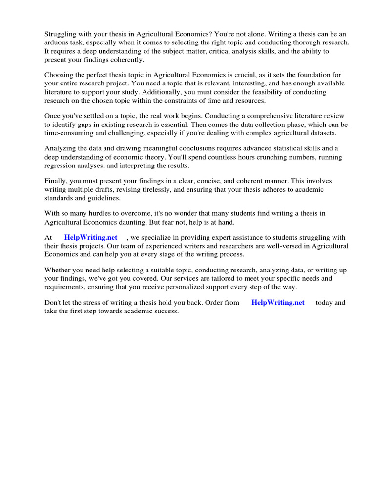 Project Topics In Agricultural Science Education Pdf