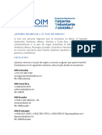 Programa de Retorno Voluntario OIM