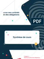 Synthèse de Cours - Droit Des Obligations Et Des Contrats