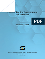 Code of Bank-Commitment to Customers - January 2018