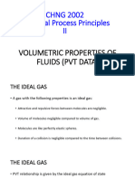 CHNG 2002 - Topic 1 - Volumetric Properties of Fluids