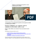 Amoris Laetitia - La Eucaristía No Es Un Premio para Los Perfectos Sino Un Generoso Remedio y Un Alimento para Los Débiles