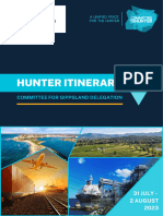 Gippsland Delegation Master Hunter Itinerary 2023