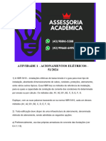 5388 Assessoria Atividade 1 - Acionamentos Elétricos - 51 2024