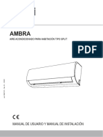 Manual Instalacion Usuario Aire Acondicionado Ambra S