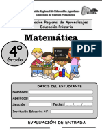 4-Matematica Cuarto Grado Primaria 2024