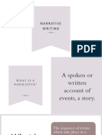 Elements of A Narrative