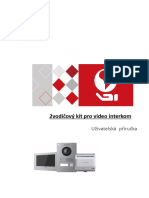 2-Wire Video Intercom Bundle User Manual - CZ