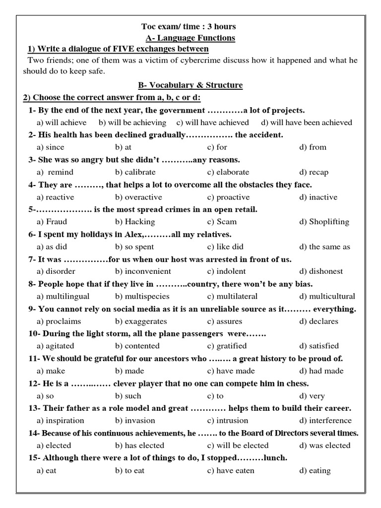 TOC English | PDF