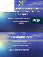 Gobernacion de Bolivar Proyecto de Bienestar Laborar
