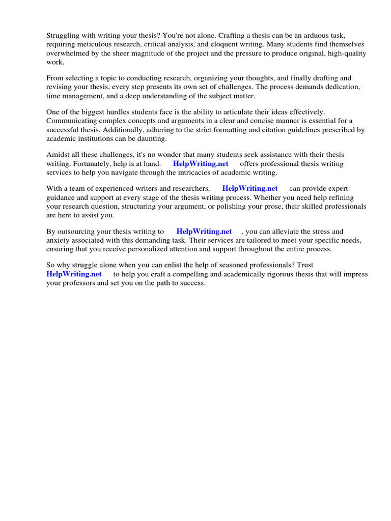 Thesis Writing Tips Pdf Thesis Essays