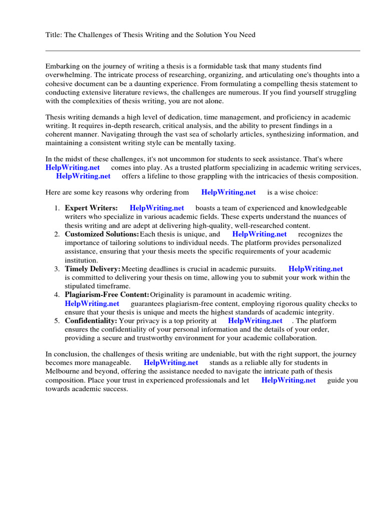 Thesis Tutor Melbourne Download Free PDF Thesis Mathematics