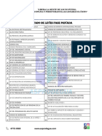 Listado de Leyes Fase Privada