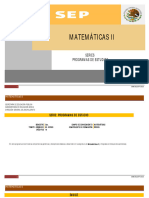 Matematicas II Plan