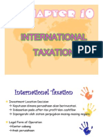 New International Taxation & Transfer Pricing