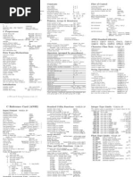 C Reference Card