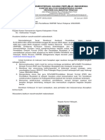 Surat Sosialisasi Dan Pendaftaran SNPDB 2024-2025