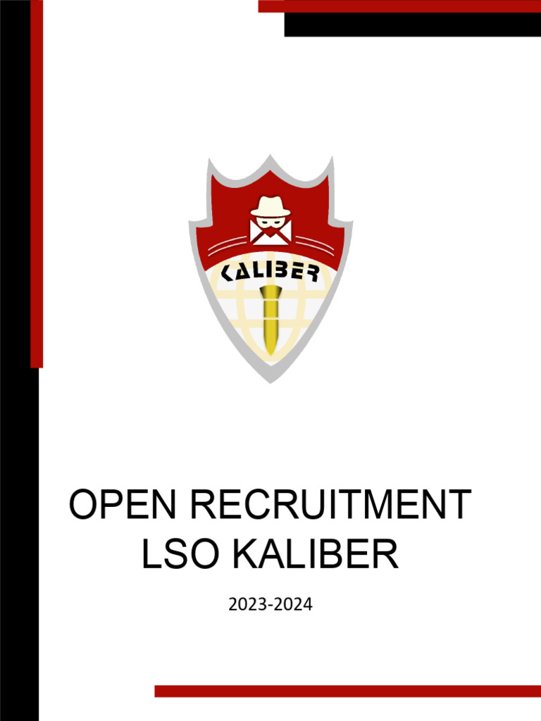 Rekrutmen LSO Kaliber 2023-2024 | PDF | Komputer