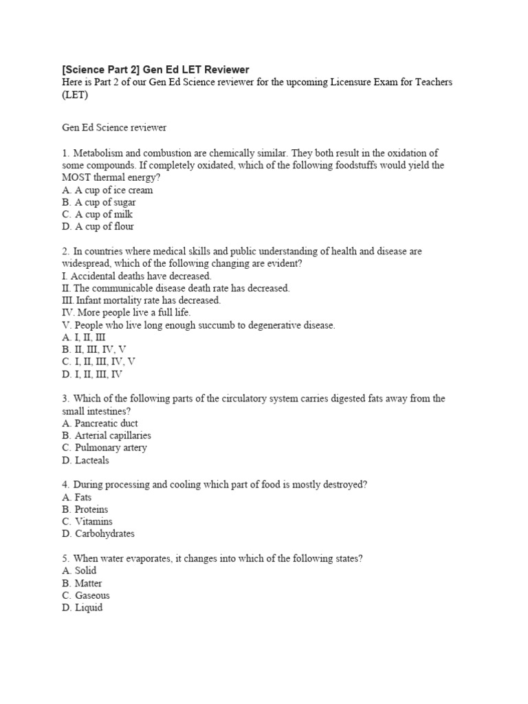 Science Part 2 | PDF