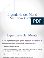 Ingeniaría Del Menú